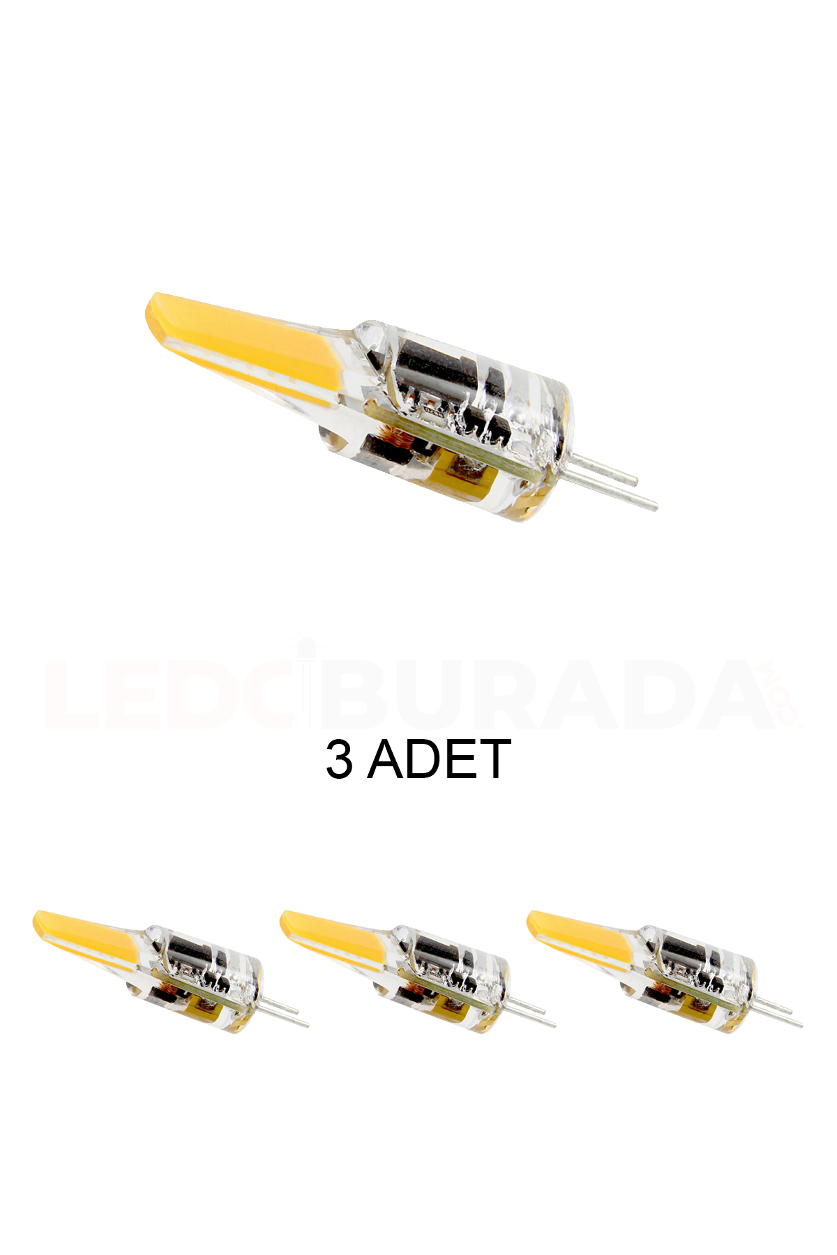 Cata Ct-4252 Kapsül Ampul 4W Beyaz Işık G4 Duy - 3’lü Paket