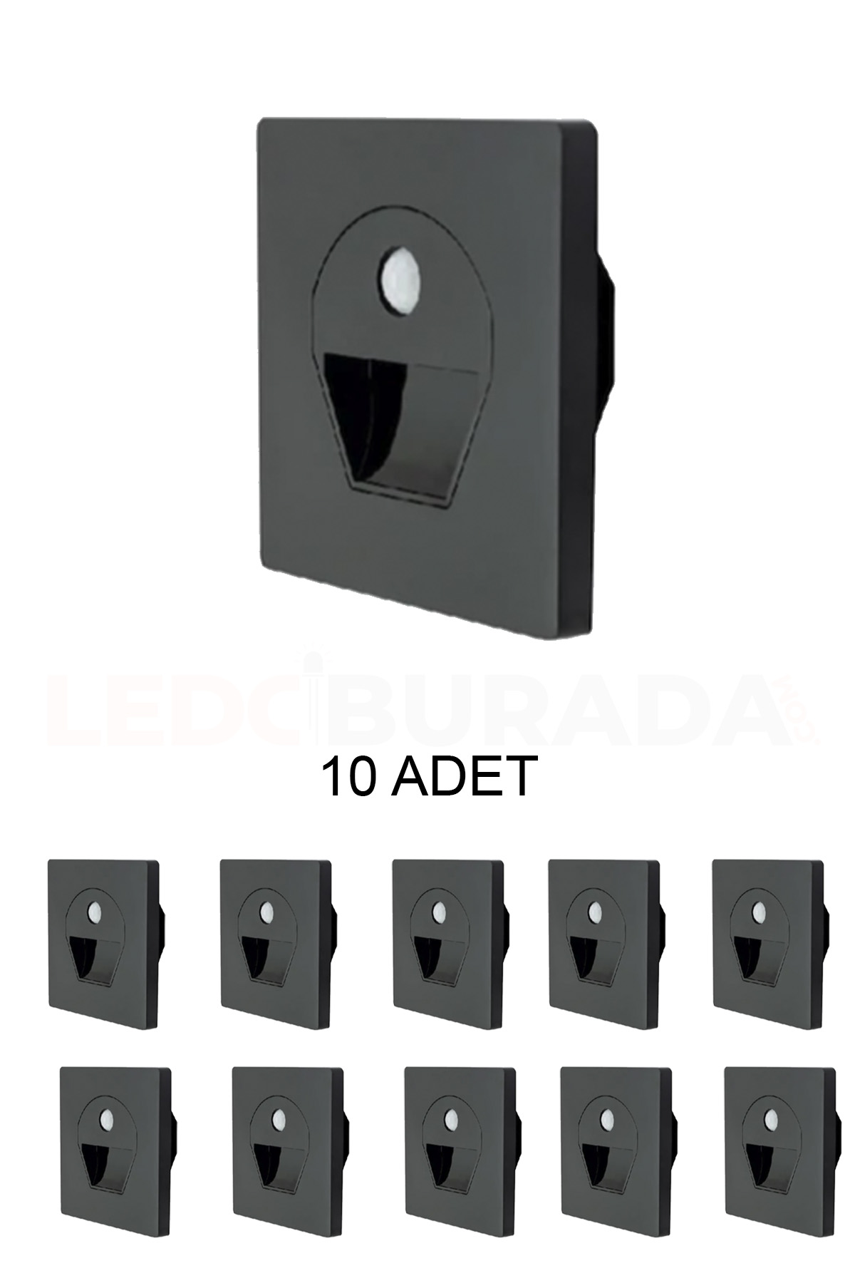 Cata CT-5170 Sensörlü Koridor Aydınlatması Günışığı(sarı) - 10’lu Paket