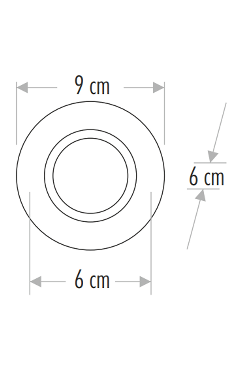 Cata CT-6646 Dekoratif Cam Spot Kasası Zambak GU10 - 2’li Paket