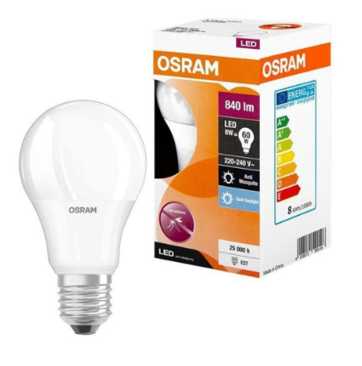 OSRAM LVCLA60 Sinek Kovan Ampul 8W(60W) E27 Duy