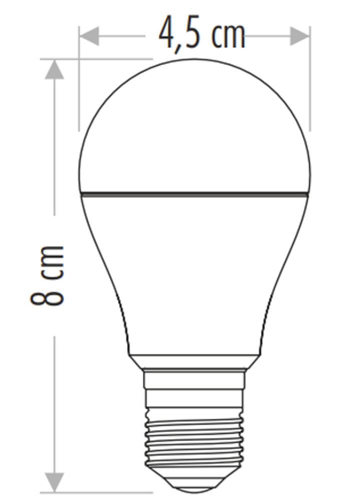 Cata CT-4232 Led Ampul Günışığı 6W E27 Duy - 5’li Paket 